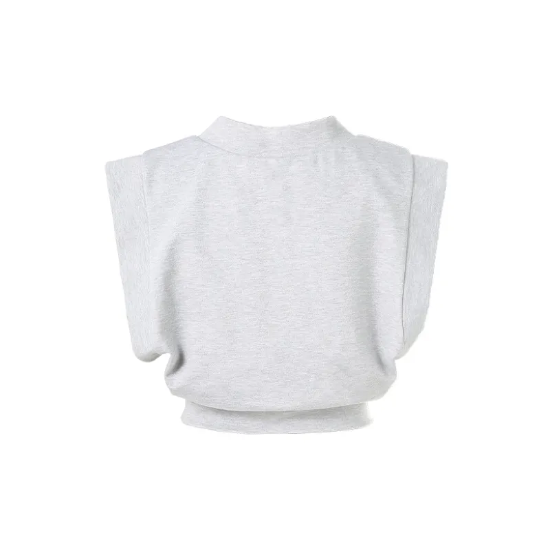 Gyokuu Straight T-Shirt Women's Gray-1