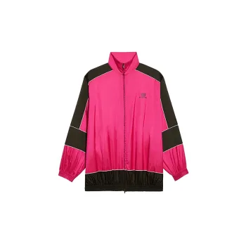 Balenciaga Jackets Coats Loose Fit Style Women's Pink