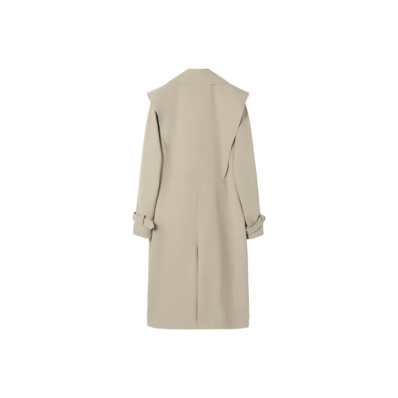 MEETLADY Trench Coat Women's Khaki-1