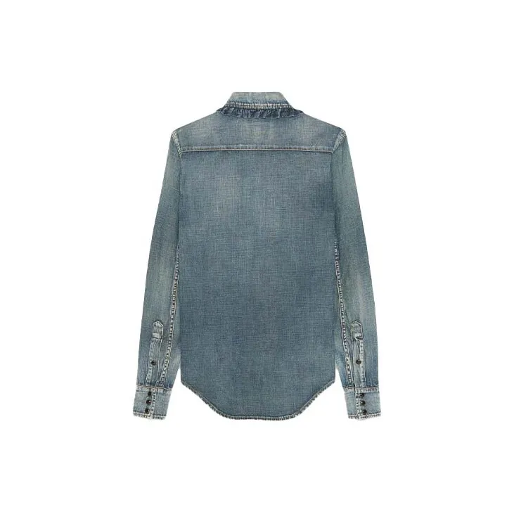 SAINT LAURENT Shirt Women's Vintage Blue-1