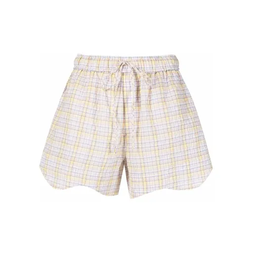 GANNI Casual Shorts Women's Yellow