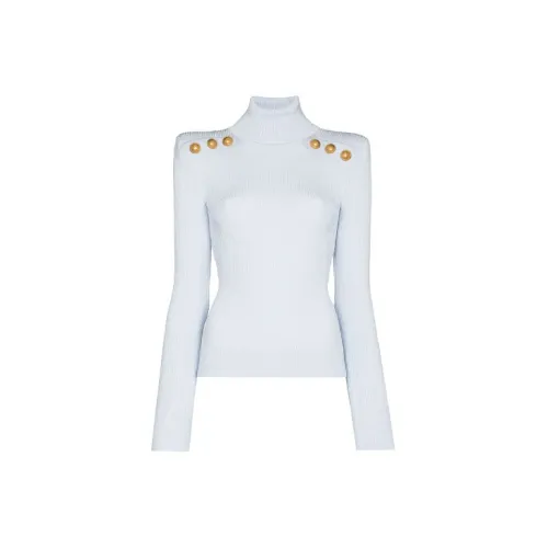 BALMAIN Sweaters Women's Light Blue