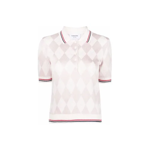 THOM BROWNE Polo Shirts Women's Pink