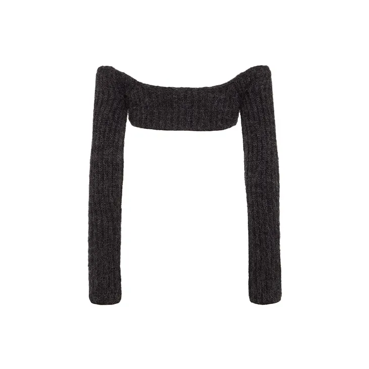 FENDI Mohair Wool Cropped Knit 'Beige'-1