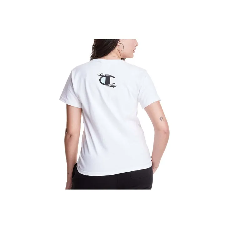 Champion Naruto Shippuden FW21 Straight T-Shirt US Version Women's White-1