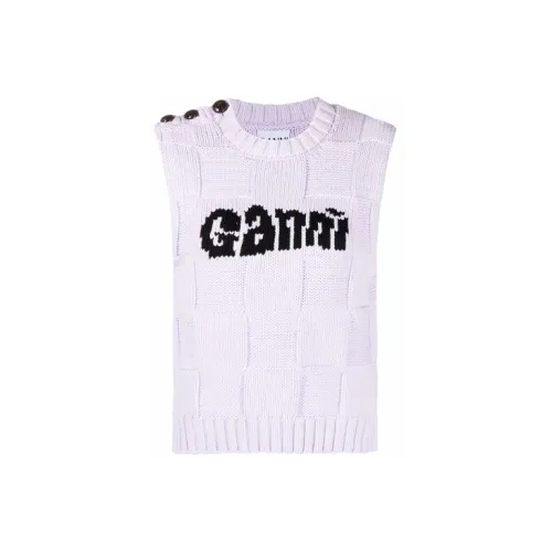 GANNI Vests Women's Purple