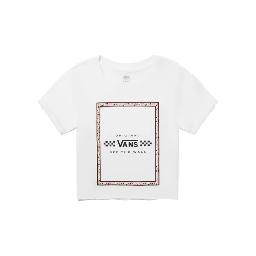 Vans Biały Oversize T-Shirts Women's White