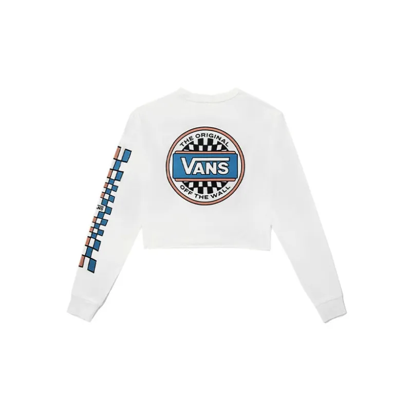 Vans Crop Tops Women's White-1