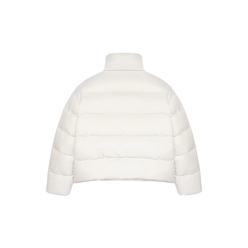 Balenciaga Cropped Coats Women's White-1