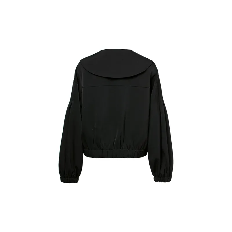 LOFT SHINE Loose Fit Jacket Women's Black-1