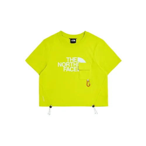 THE NORTH FACE T-Shirts Women's Yellow Green