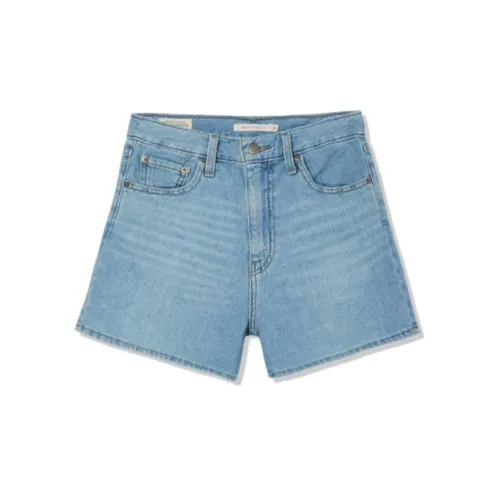 Levis Denim Shorts Women's Blue