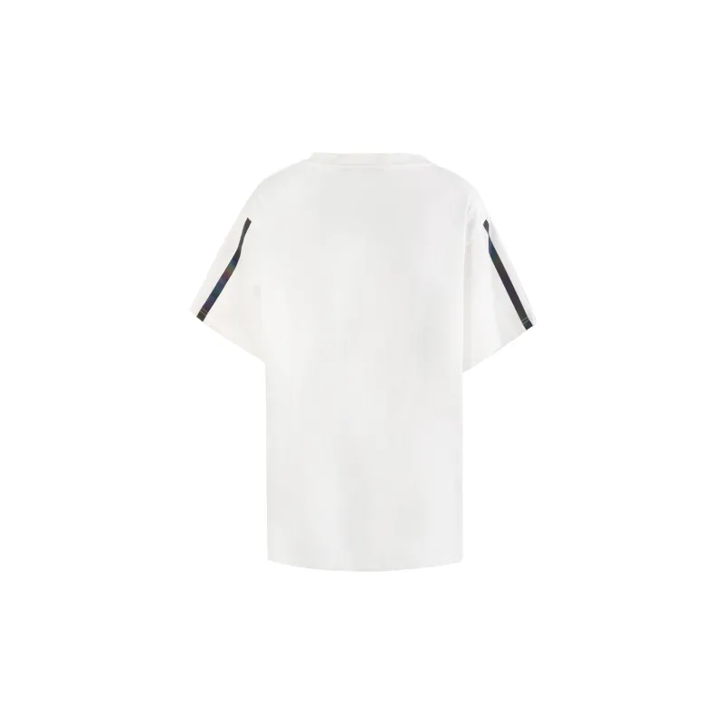 CLOUD SEASON Straight Elbow Length Sleeved T Shirt Women's-3