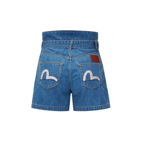 EVISU Denim Shorts Women's Denim Blue