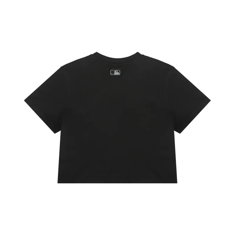 MLB Set in Sleeve T Shirt Women's Black-1