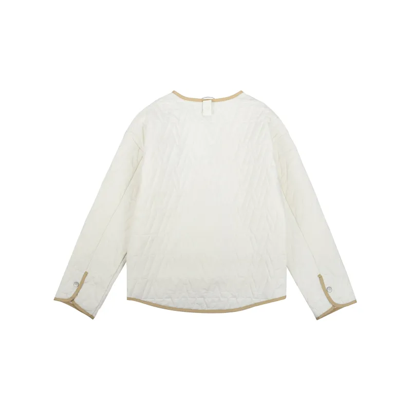 New Balance Puffer Jackets Women's Ivory-2