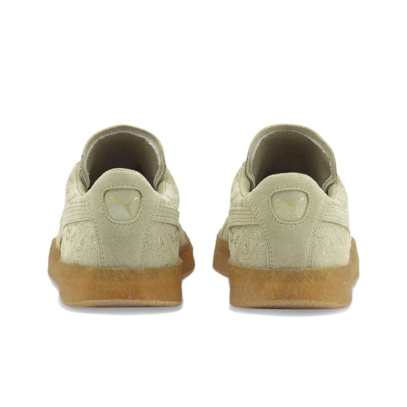 PUMA Suede Crepe Embroidery 'Green Brown'-4