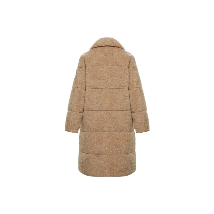 Moncler Coats Women's Beige-1