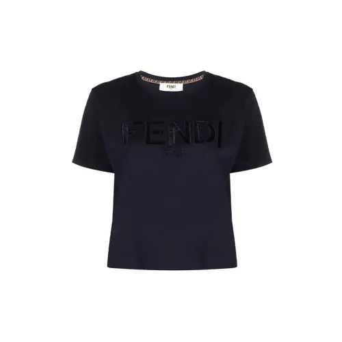 FENDI Crop Top Women's Blue