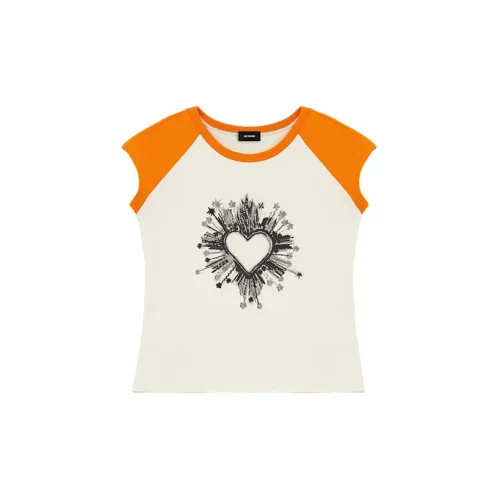 WE11DONE T-Shirts Women's Orange