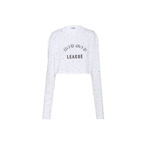 MIU MIU Crop Tops Women's White