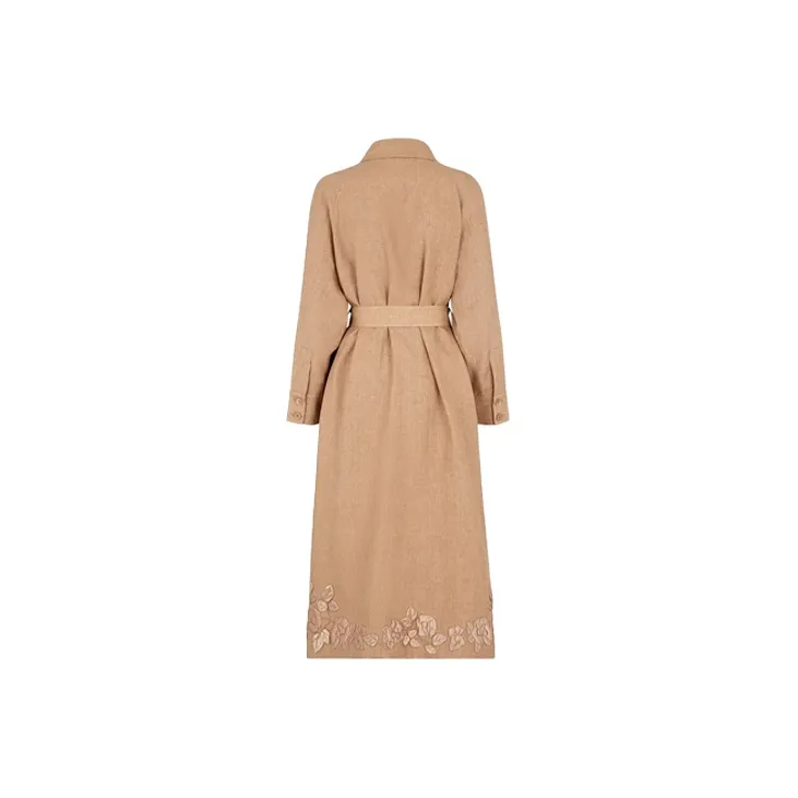 FENDI Trench Coats Women's Beige-1