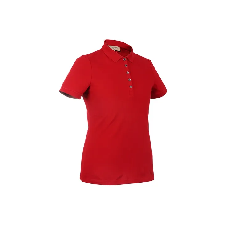 Burberry Polo Shirts Women's Red-2