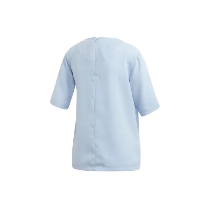 Adidas Originals Set in Sleeve T Shirt Women's Light Blue-1