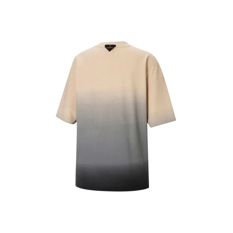 PUMA Drop Shoulder Sleeve T Shirt Women's Khaki-1