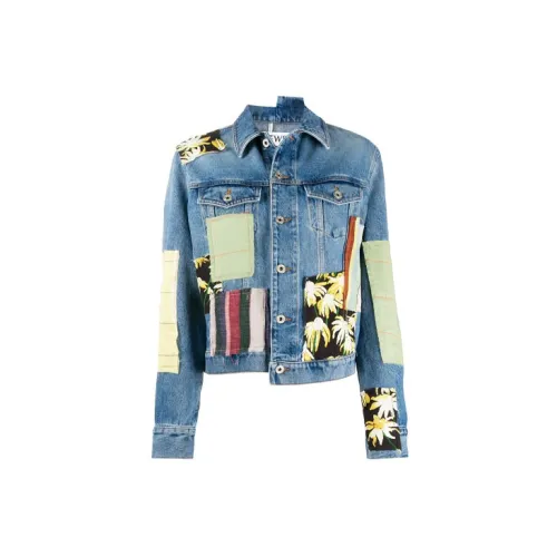 LOEWE Denim Jackets Women's Blue