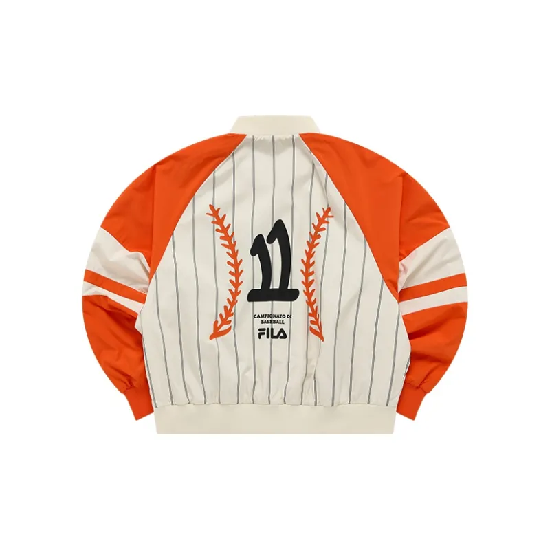 FILA FUSION Baseball Jacket Women's Scallion Print-1