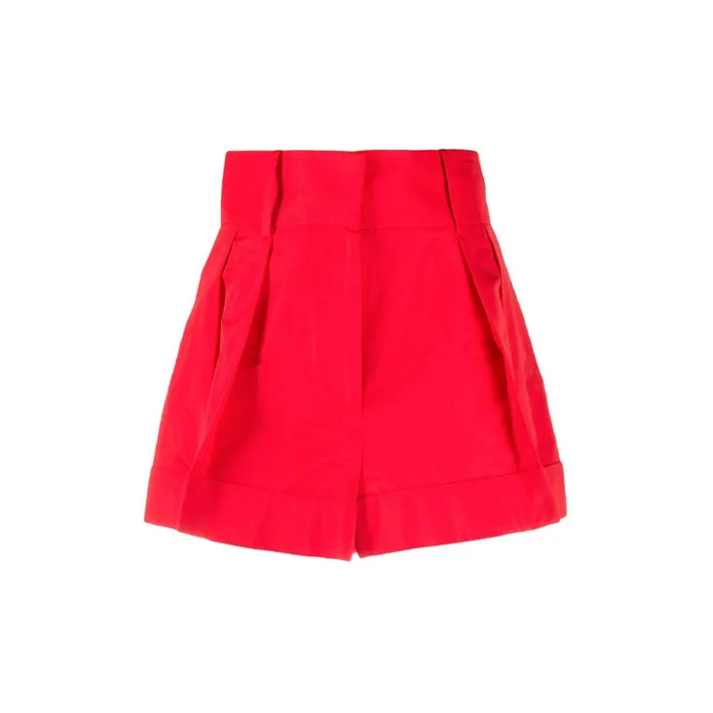 Valentino Casual Shorts Women's Red-1
