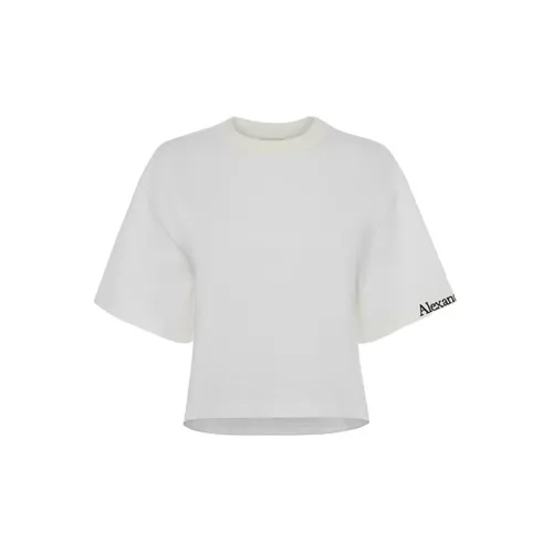 Alexander McQueen Crop Tops Women's White