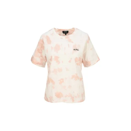 A.P.C T-Shirts Women's Pink