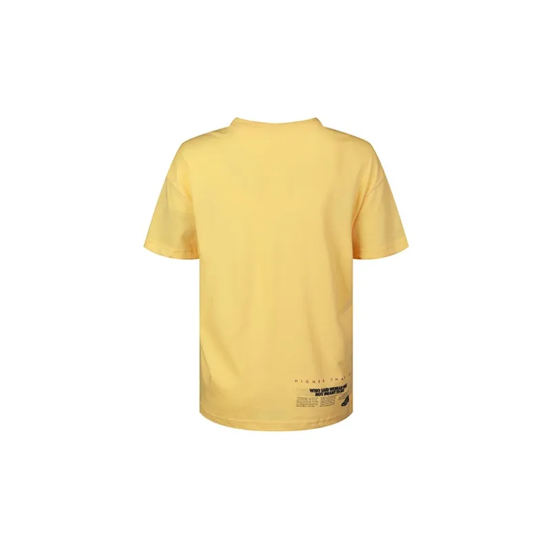 Nike T Shirts Women's Yellow-1