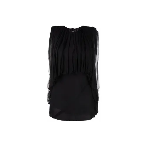 RICK OWENS Chiffon Shirts Women's Black