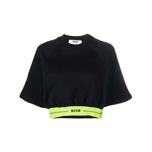 MSGM Crop Tops Women's Black