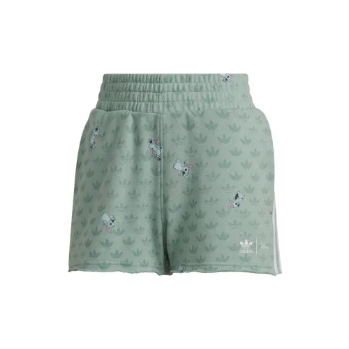 Disney Adidas Originals X Disney Casual Shorts Women's Light Green