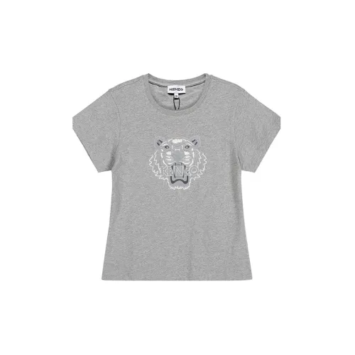 KENZO T-Shirts Women's Pearl Gray