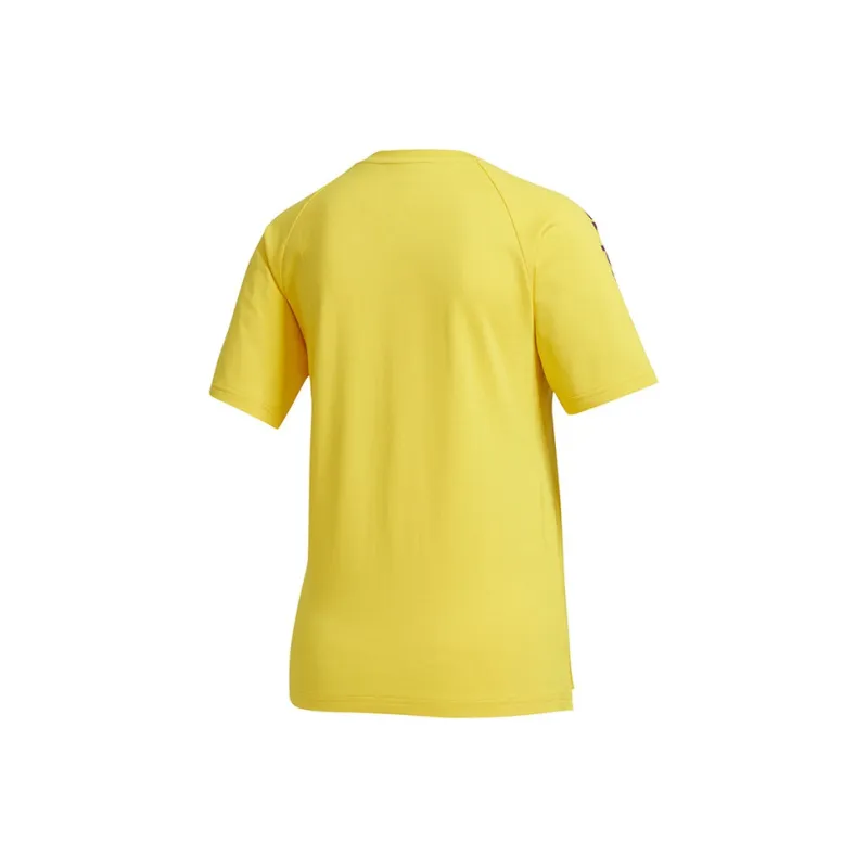 Adidas Neo Raglan Sleeve T Shirt Women's Yellow-1