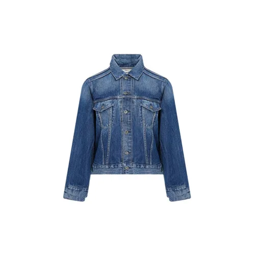 Levis Cropped Coats Women's Blue