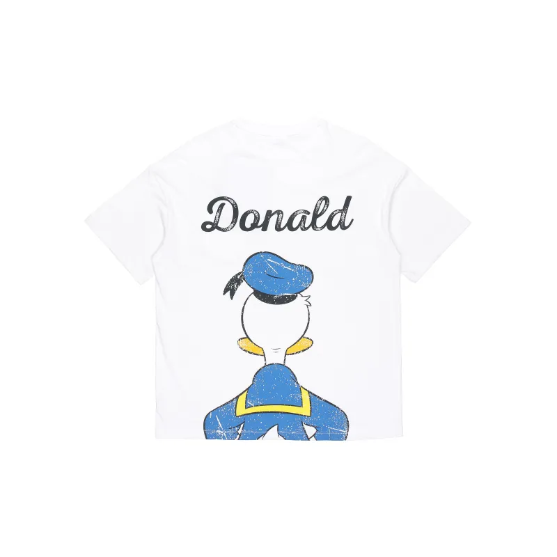 LiNing x Disney Drop Shoulder Sleeve T Shirt Women's White-1
