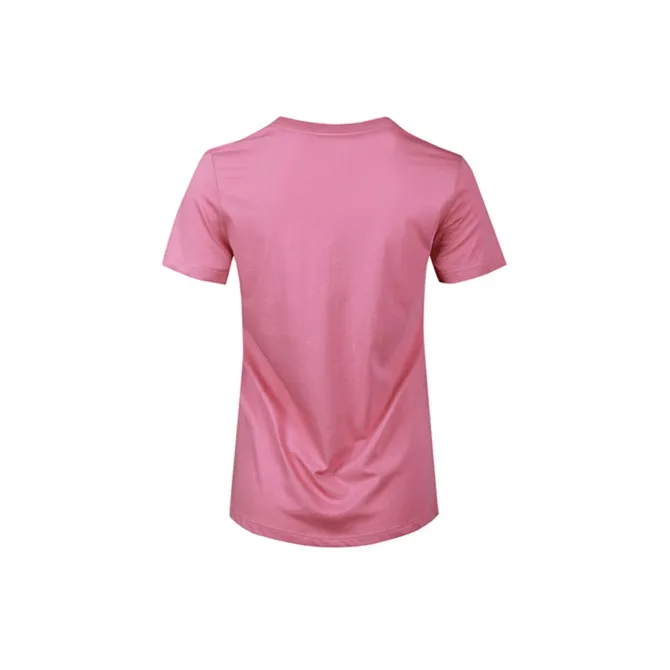 Nike Sportswear Essentials Series T Shirts Women's Dark Pink-1