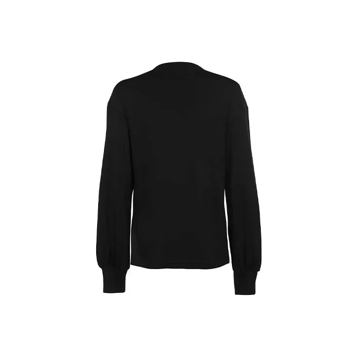 VERSACE JEANS COUTURE FW21 Long Sleeved T Shirt Women's Black-1