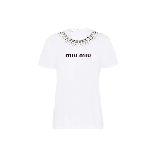 MIU MIU T-Shirts Women's White