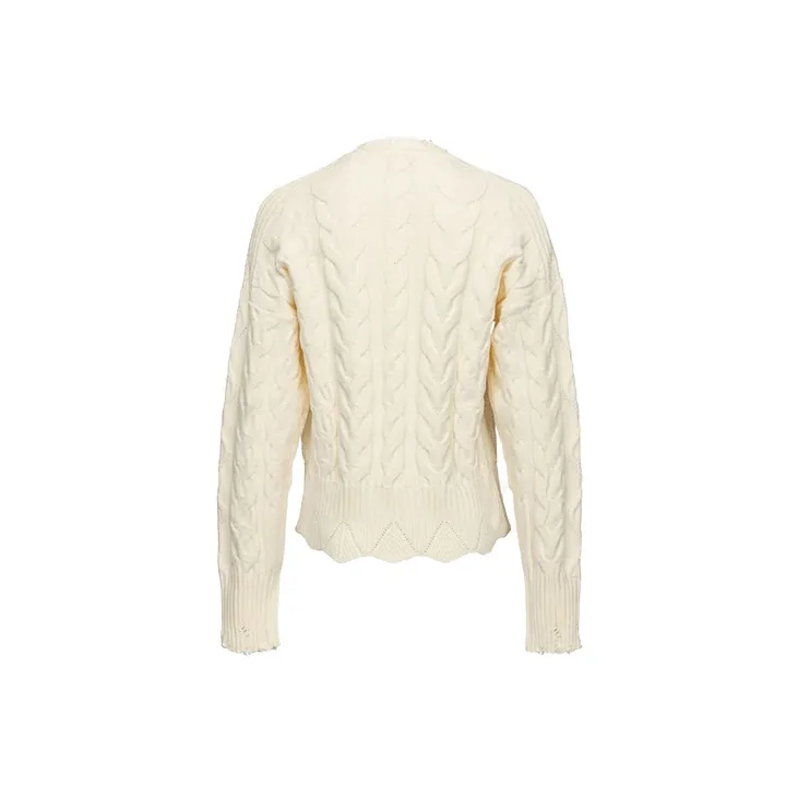 PINKO Maxi Cable-Knit Jumper-1
