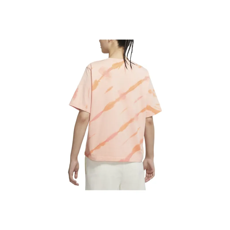 Nike T Shirt Women's Orange Pink-1