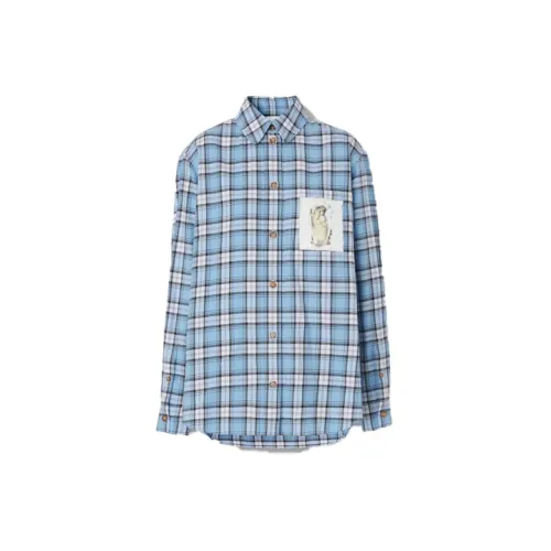 Burberry Shirts Women's Light Blue