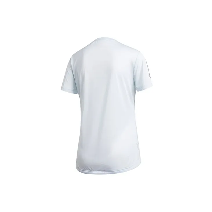 Adidas T Shirt Women's Light Sky Blue-1