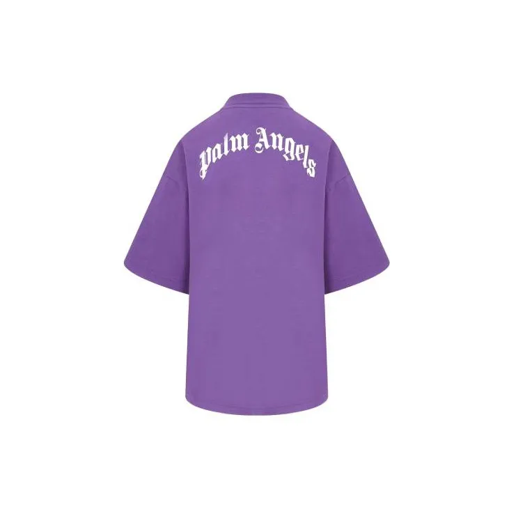 PALM ANGELS Women'ss Bear T shirt Purple-1